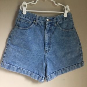 High Waist Denim Shorts